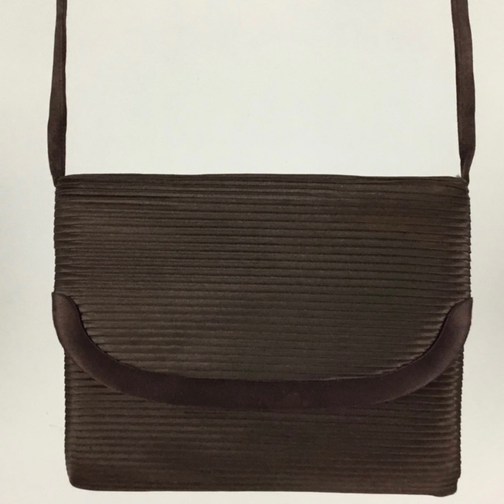 Very Cute Brown Fabric Evening Bag